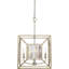 Steward 4 - Light Gold Square/Rectangle Pendant
