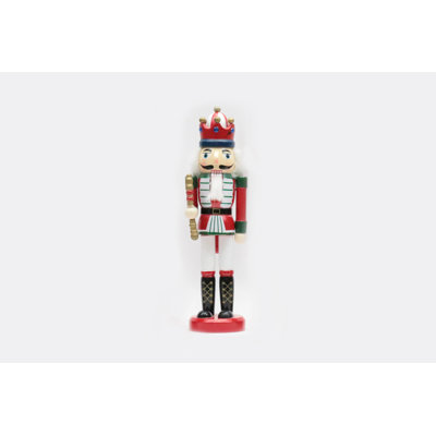  Wooden Festive King Nutcracker F07M6-13D