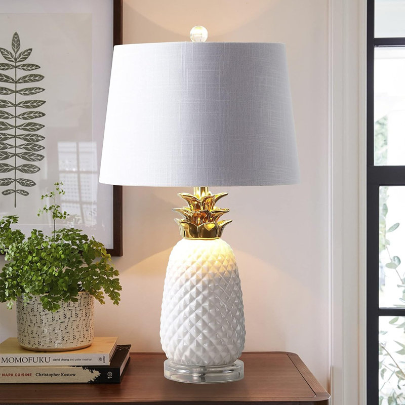 Arianna Table Lamp, White