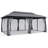L 20 pi. X 10 pi. D Pavillon de jardin en acier-64096964