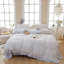 Ensemble de housse de couette en coton multicolore à volants-109792768-109792764