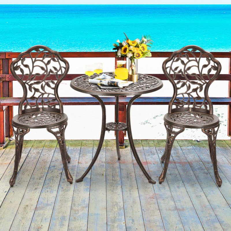 Crestone 2 - Person Patio Dining Set with Round Table