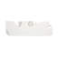 Cast Naturals Console Table in White Stone