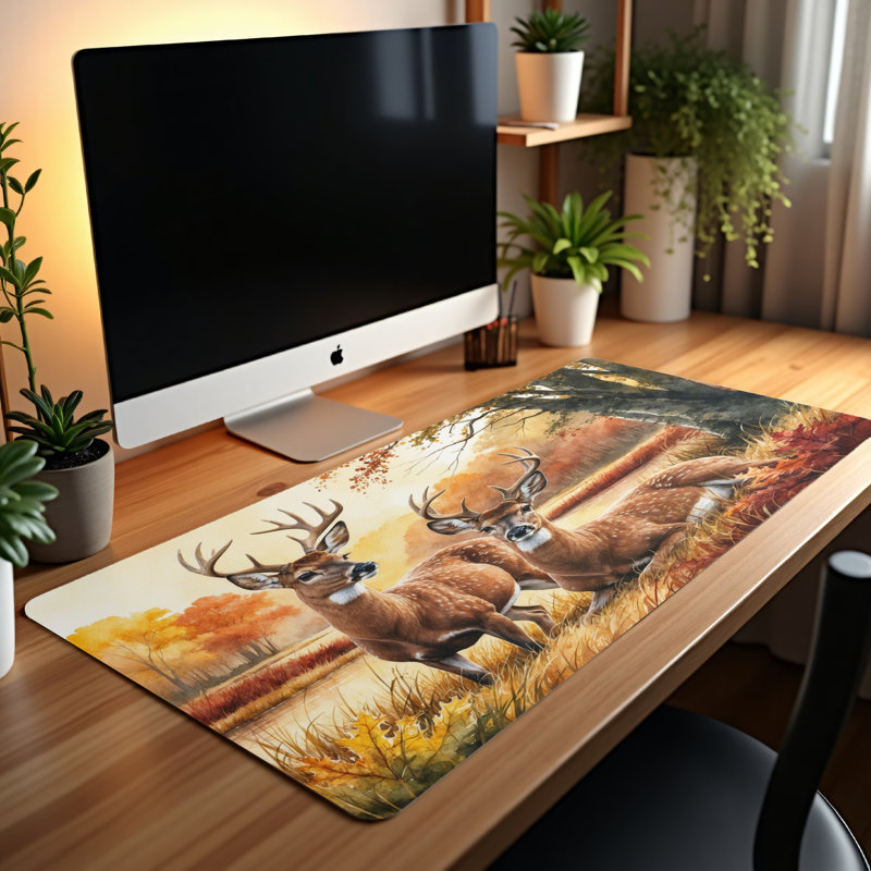 Polyester Desk Pad, 14.4x12.1