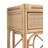 Two Drawer Console with Decorative Back Rattan-114196494