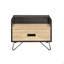 One Drawer Nightstand With Open Compartment