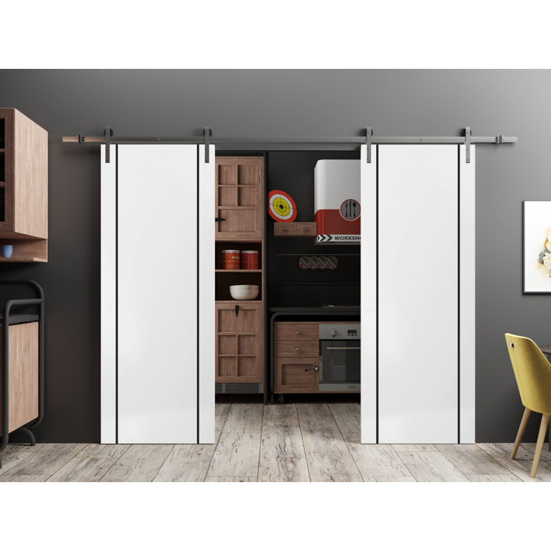 Finition en bois massif manufacturé, 60 po x 80 po, Satin blanc