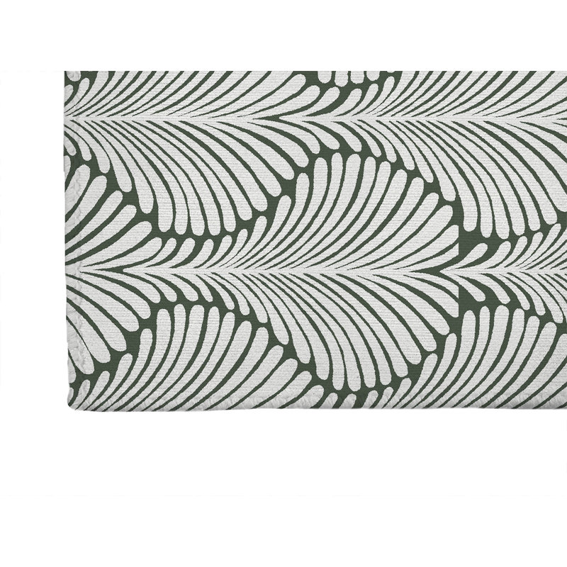 Tapis d'extérieur antidérapant Elegant Palms, Tapis de couloir 2 pi 6 po x 8 pi