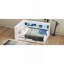 Full Size Wood Daybed With Storage Shelves, USB, LED, And Trundle, White