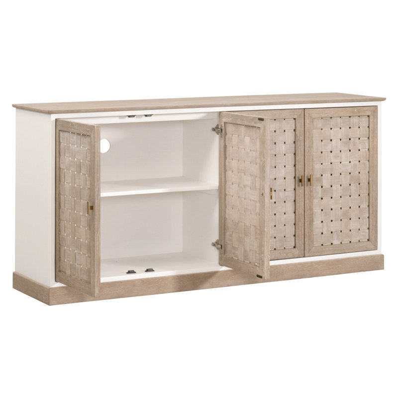 74'' Solid Wood Sideboard