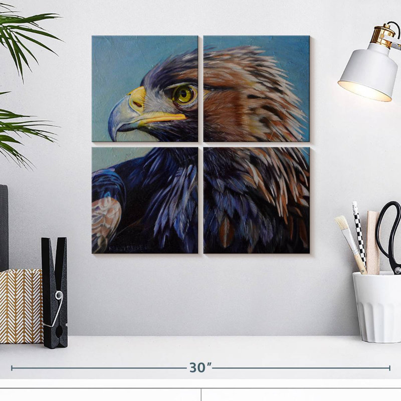 Brampt Golden Eagle, 18" H x 18" W
