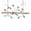 Four Seasons Autumn LED Kitchen Island Linear Pendant