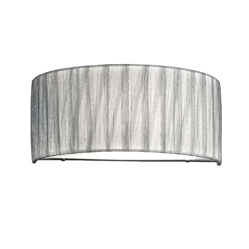 Neriah Chrome Flush Mounted Sconce, E27 x 60W