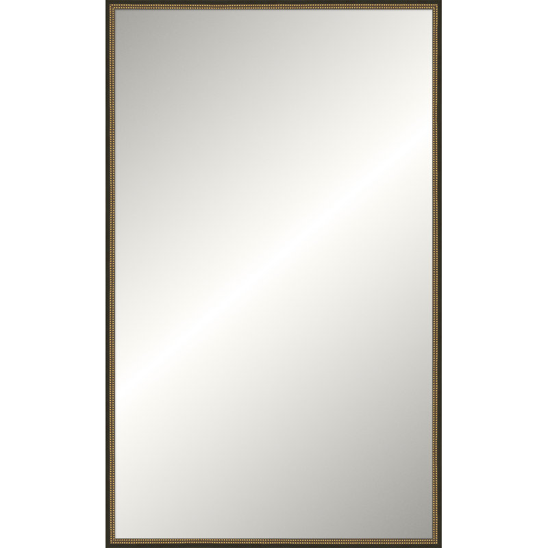 Winchester Mirror, Black, Non-Beveled