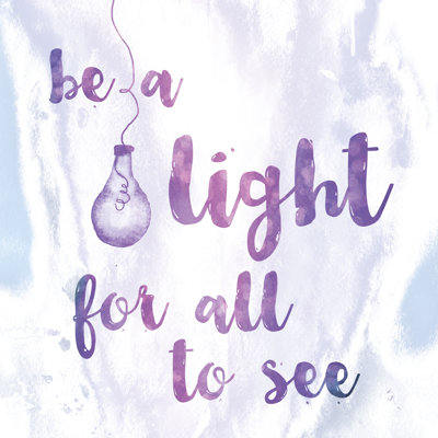 Words Of Faith IV by Sarah Adams - Wrapped Canvas Painting