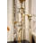 Raffa Tivoli Distressed Buffet Table Lamp Inverted Striped Shade-25147170