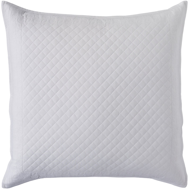Kiley Polyester Sham Set, Euro, Pale Blue