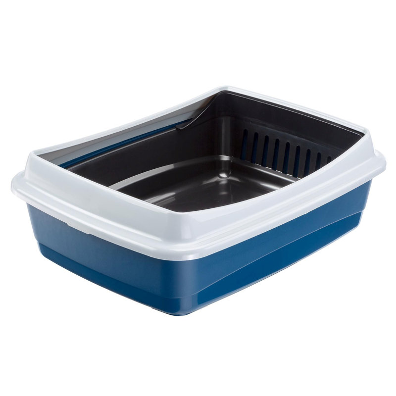 Bac à litière standard en plastique Ariel, Bleu