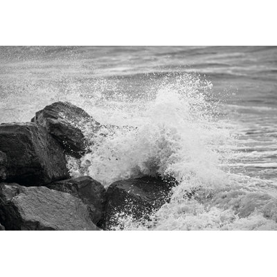 Collide 1 Piece Wrapped Canvas Wall Art