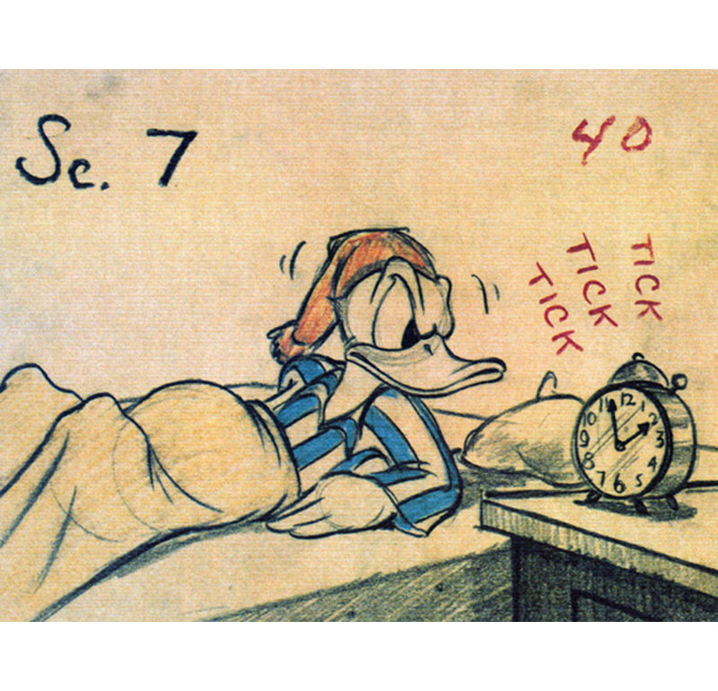 Early to Bed, 1941, 14" H x 18" W