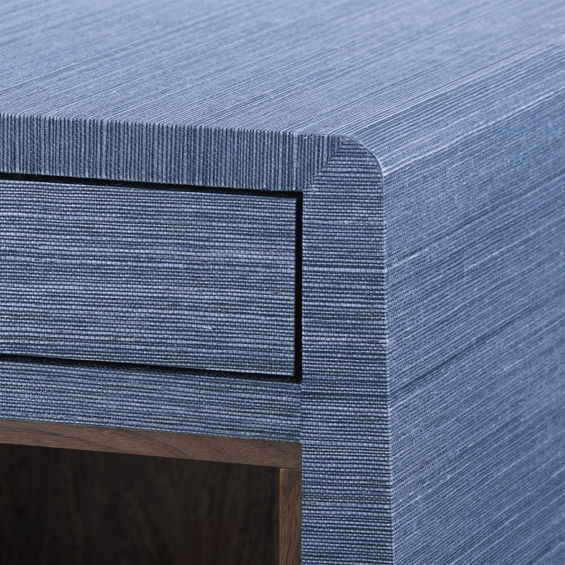 Ming End Table, Navy Blue