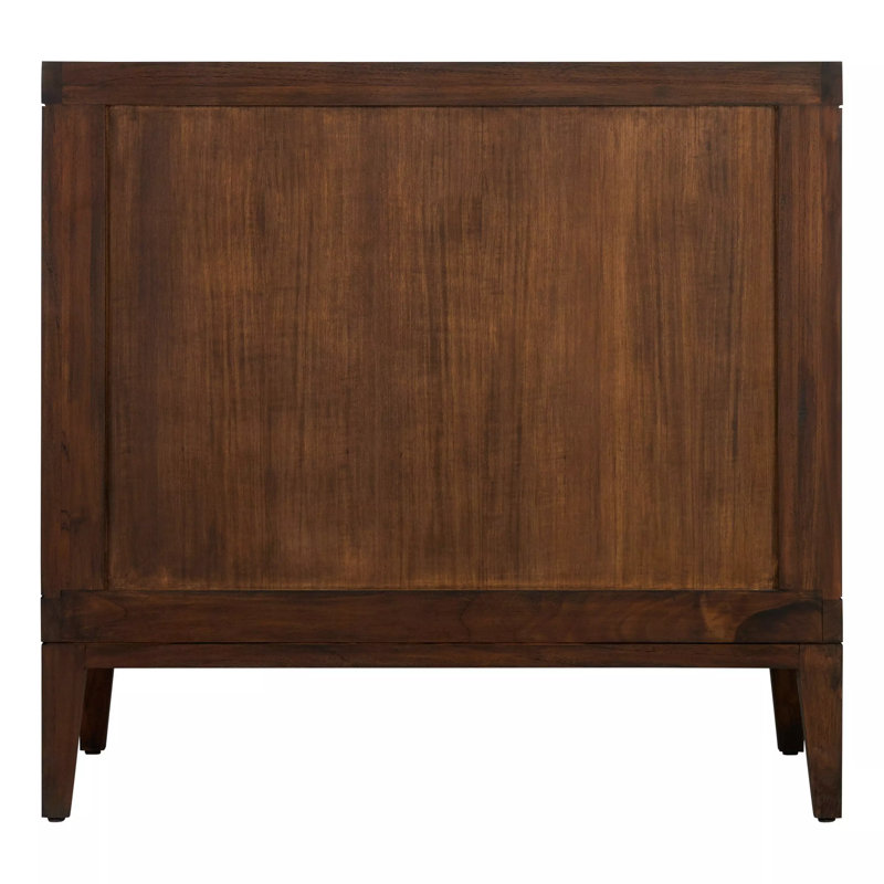 Aliso 36" Java Teak Vanity with Carrara Marble Top