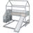 Twin Over Bunk Bed With Storage Steps & Slide - Maximize Bedroom Space And Enhance ' Ambiance