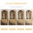 71" Tall Arched Cabinet With Wine Rack, Kitchen Pantry Storage Cabinets With 2 Fluted Drawers And Glass Doors, Modern Display Bookcase