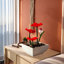 Fontaine de bureau rouge lotus
