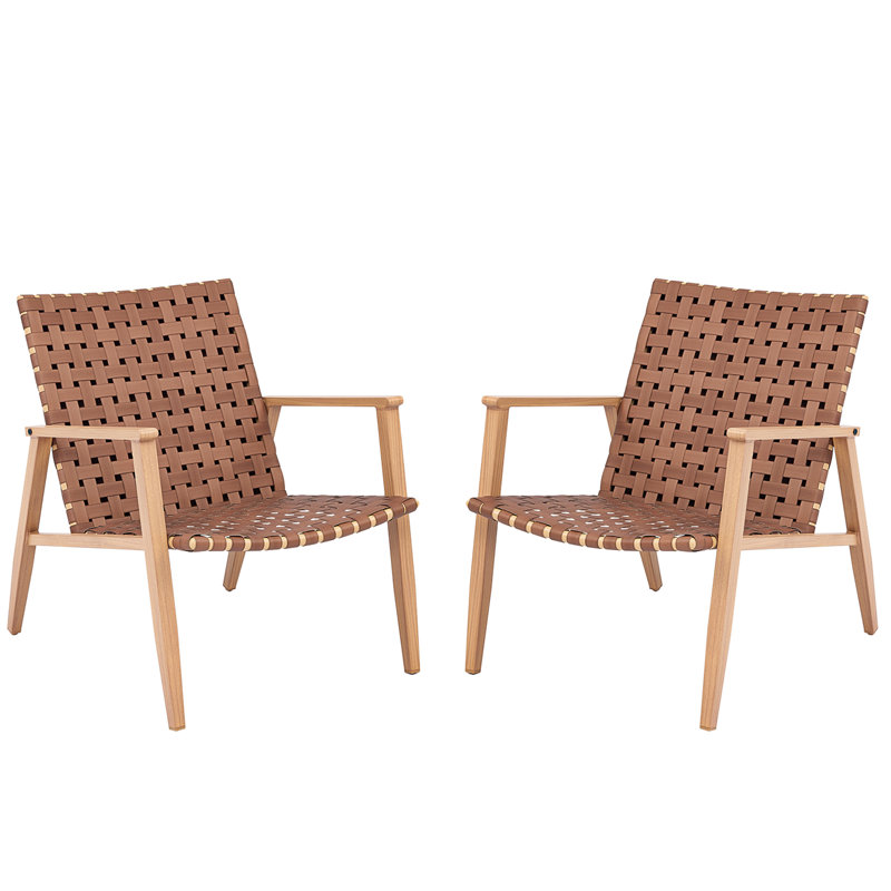 Ensemble de 2 chaises d'extérieur 2 pièces