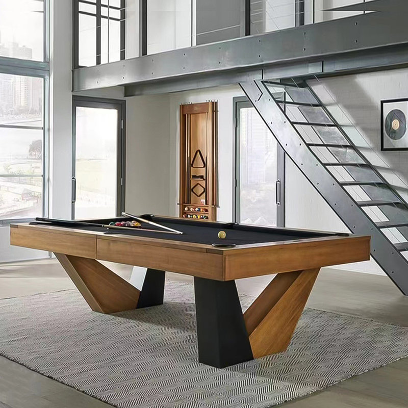 Minimalist Solid Wood 8'Pool Table