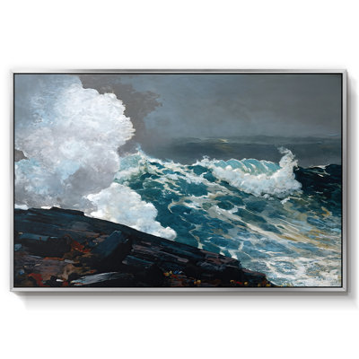 Northeaster, 1895-Winslow Homer-Framed Gallery Wrapped Canvas