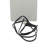 Vaughn Cement Stone Gray Table Lamp with Square Shade