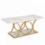 Table basse 47,24 "à 2 niveaux