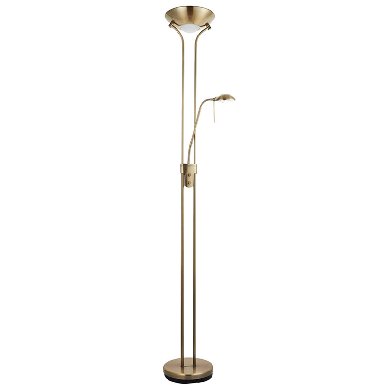 Cerdic 180cm Torchiere Floor Lamp, Gold