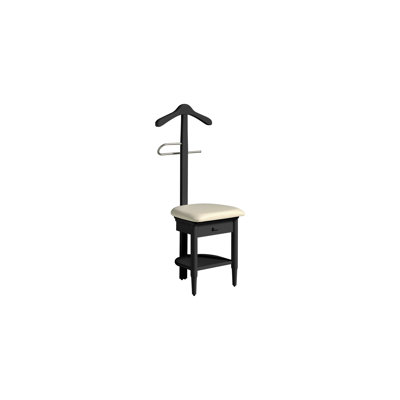 Solid Wood Iron Freestanding Valet Stand