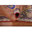 Tapis géométrique rose 3 x 5