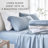 Linen Bamboo-Blend Breathable Luxury Bed Sheet Set-69986400-69986398