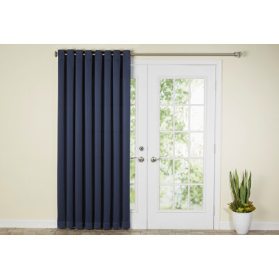 Polyester Room Darkening Noise Reducing Sliding Panel - Basics by Wayfair™