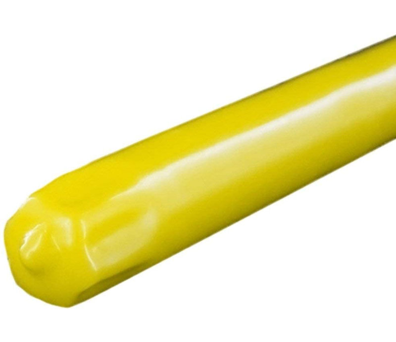 Unscented Taper Candle, 10" H x 0.875" W x 0.875" D, Yellow
