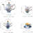 Porcelain tea set