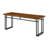 Debasish Dual-Metal Leg Wood Dining Bench-365251477
