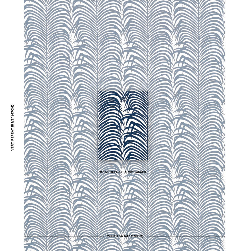 Zebra Palm Indoor/Outdoor Fabric