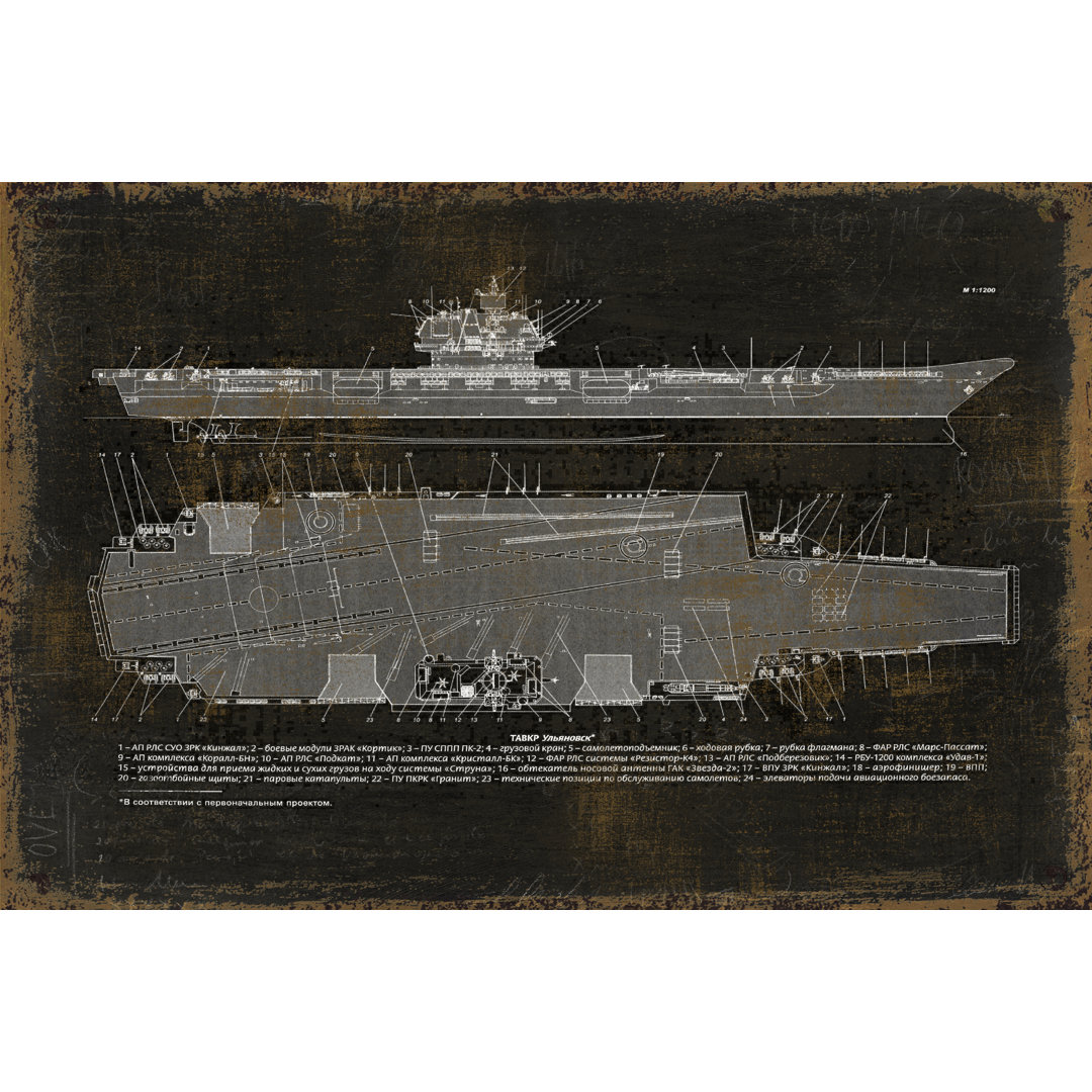 Old Drawing 1 - Wrapped Canvas Print