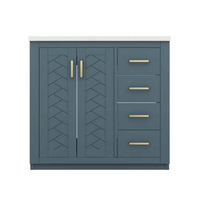 Ensemble de meuble-lavabo indépendant 36 po avec 3 tiroirs de rangement