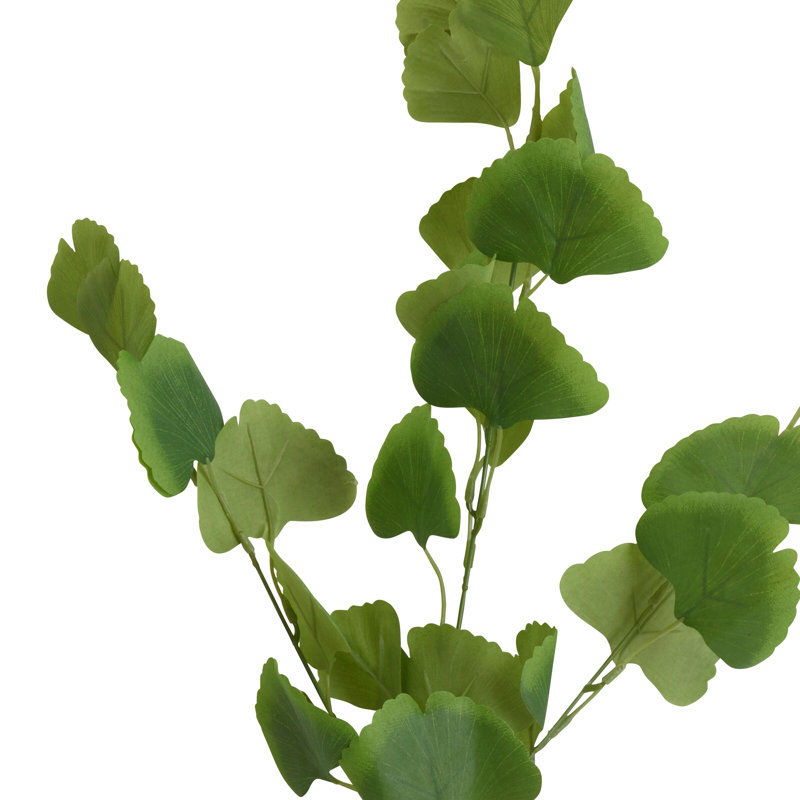 Elements Artificial Gingko Branch, 25 Inch, 1