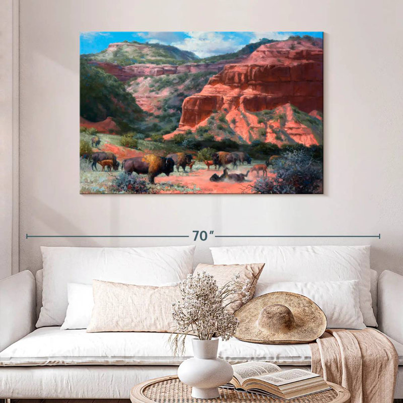 Alvord Caprock Canyon, H 32 po x l 48 po