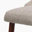 Chaises de salle à manger Mid-Century modernes en tissu sans accoudoirs, ensemble de 2-241280302-241280303