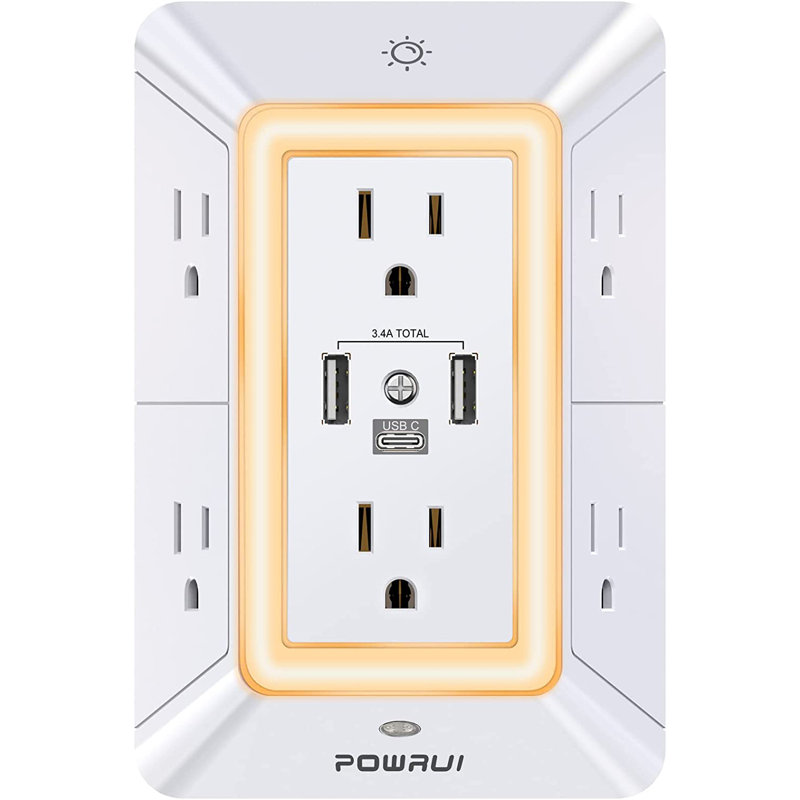 3 Tamper Resistant Single Outlet