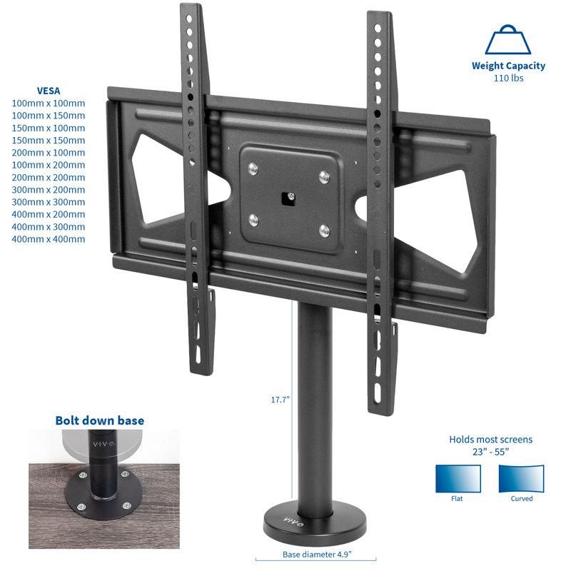 Bolt-Down TV Mount